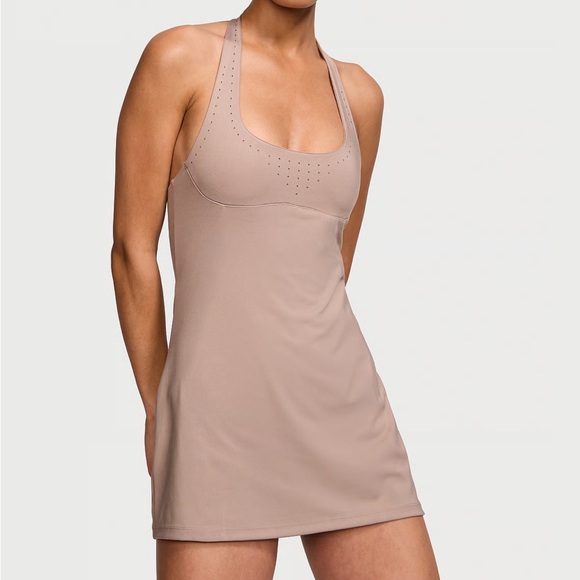 Victoria's Secret Dresses & Skirts - Victoria's Secret VS Essential Athletic Halter Dress in "Bare Taupe"